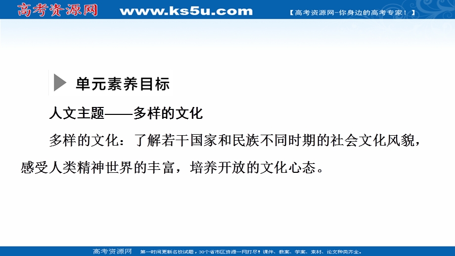 2021-2022学年新教材语文选择性必修上册课件：第3单元　多样的文化&外国作家作品研习 .ppt_第2页