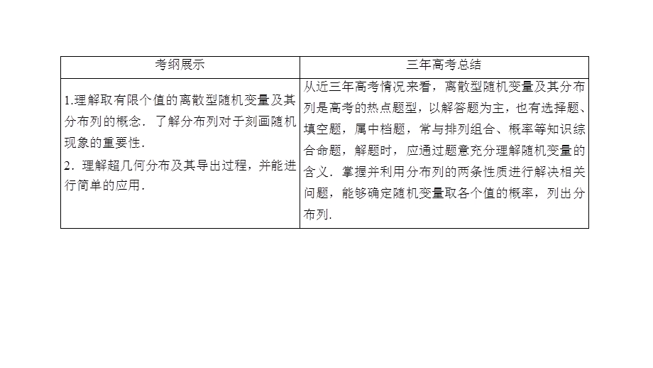 2017届高考数学（理）一轮复习课件：第10章 计数原理、概率、随机变量及其分布10-7 .ppt_第3页