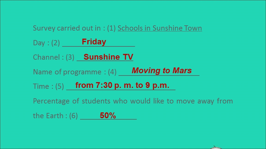 2022九年级英语下册 Unit 4 Life on Mars Period 4 Integrated skills Study skills习题课件（新版）牛津版.ppt_第3页