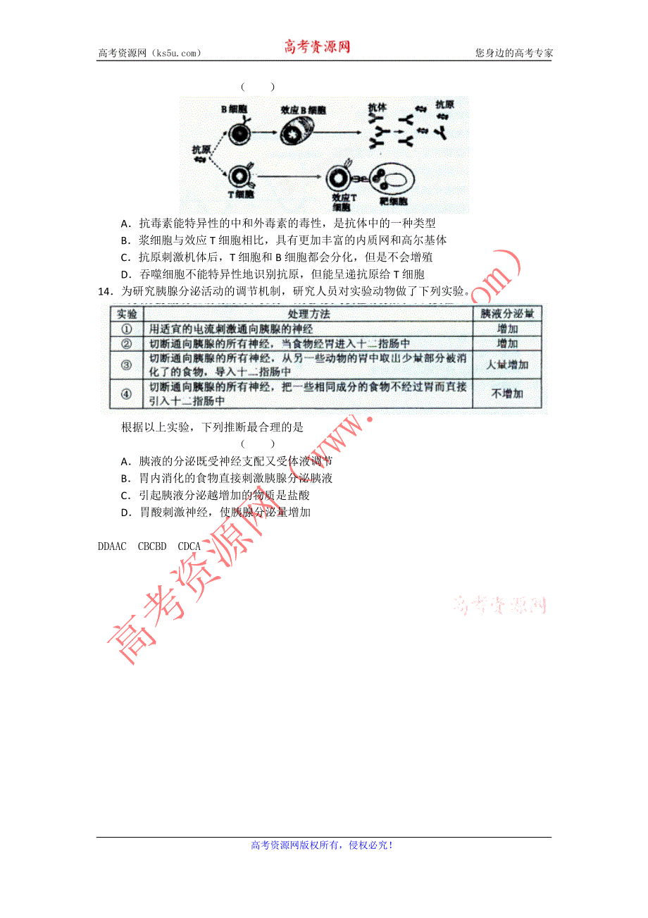 11-12学年高三生物复习 生物精练19.doc_第3页