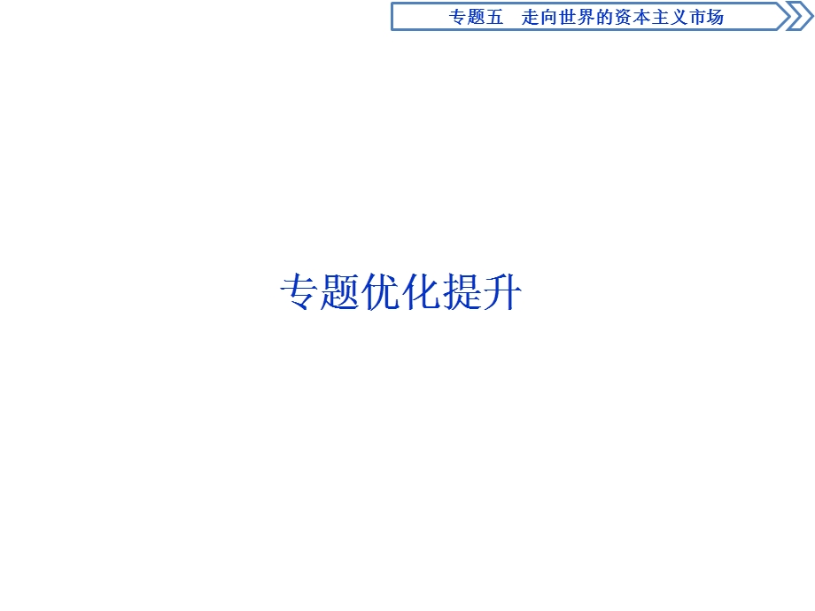 2019-2020学年人民版历史必修二新素养同步课件：专题五 专题优化提升 .ppt_第1页