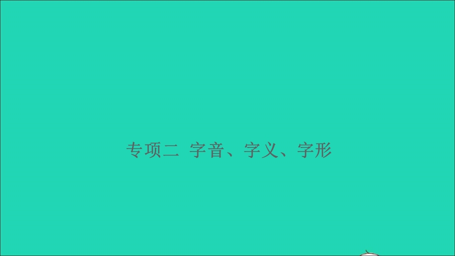 2021小升初语文归类冲刺 专题一 拼音与汉字 专项二 字音、字义、字形课件.ppt_第1页