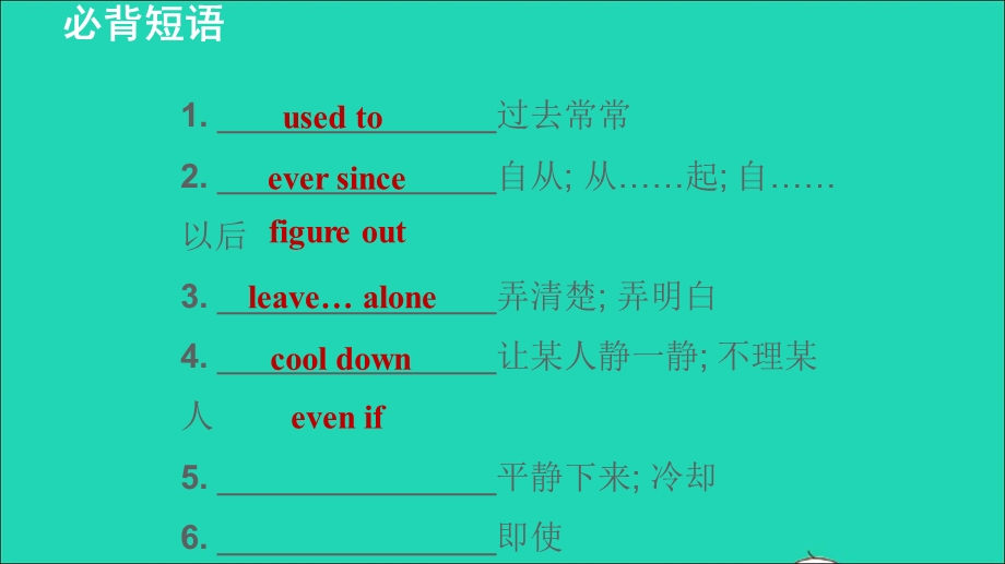 2022九年级英语下册 Unit 9 Communication词句梳理 Lesson 51课件（新版）冀教版.ppt_第2页