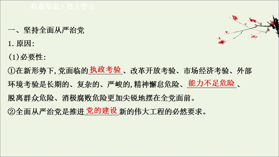 2021-2022学年新教材高中政治 第一单元 中国共产党的领导 3.2 巩固党的执政地位课件 部编版必修3.ppt_第3页