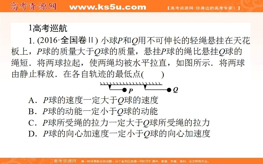 2017届高考物理二轮复习课件：3-7 机械能守恒定律、功能关系 .ppt_第2页