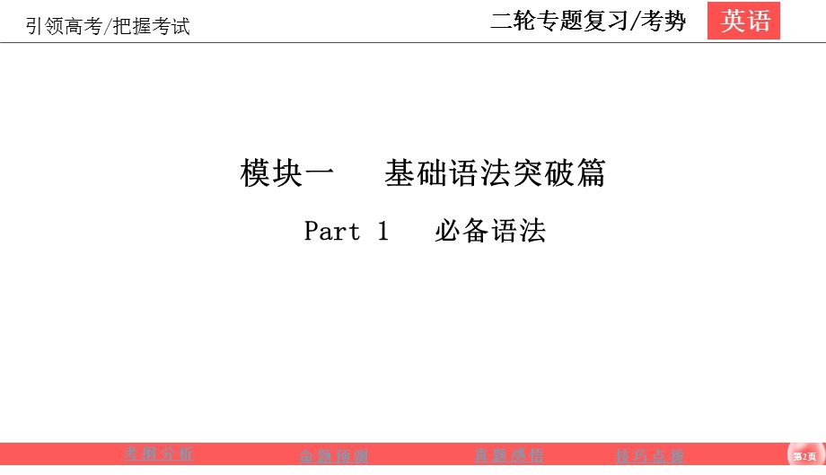 2020届高考英语二轮新基础语法突破课件：专题9 情态动词和虚拟语气 .ppt_第2页