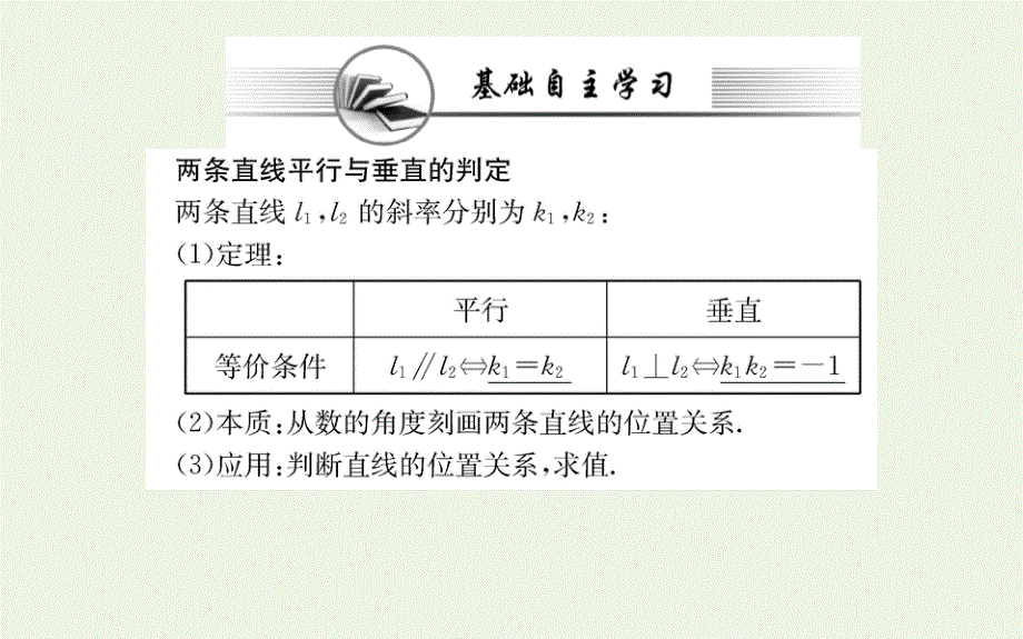 2021-2022学年新教材高中数学 第二章 直线和圆的方程 1.2 两条直线平行和垂直的判定课件 新人教A版选择性必修第一册.ppt_第2页