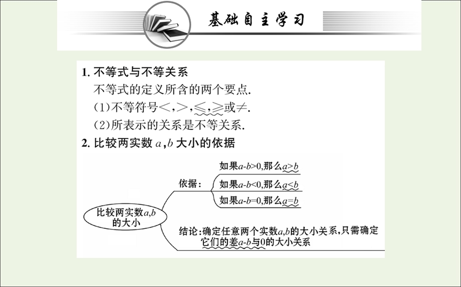 2021-2022学年新教材高中数学 第二章 一元二次函数、方程和不等式 1 第1课时 不等关系与比较大小课件 新人教A版必修第一册.ppt_第2页