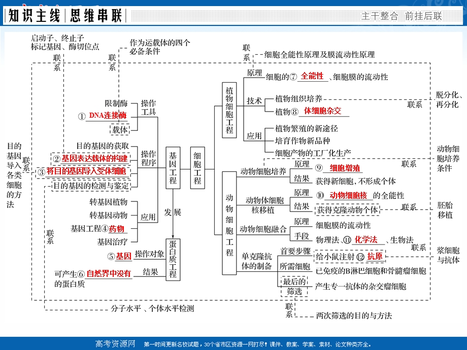 2017届高考生物二轮复习（江苏专用）课件：第九单元 现代生物科技专题 专题一 基因工程与细胞工程 .ppt_第2页