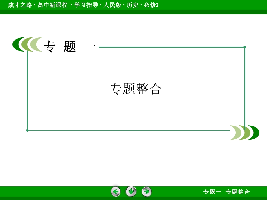 2015-2016学年高中历史人民版（必修二）课件 专题整合1 古代中国经济的基本结构与特点.ppt_第3页