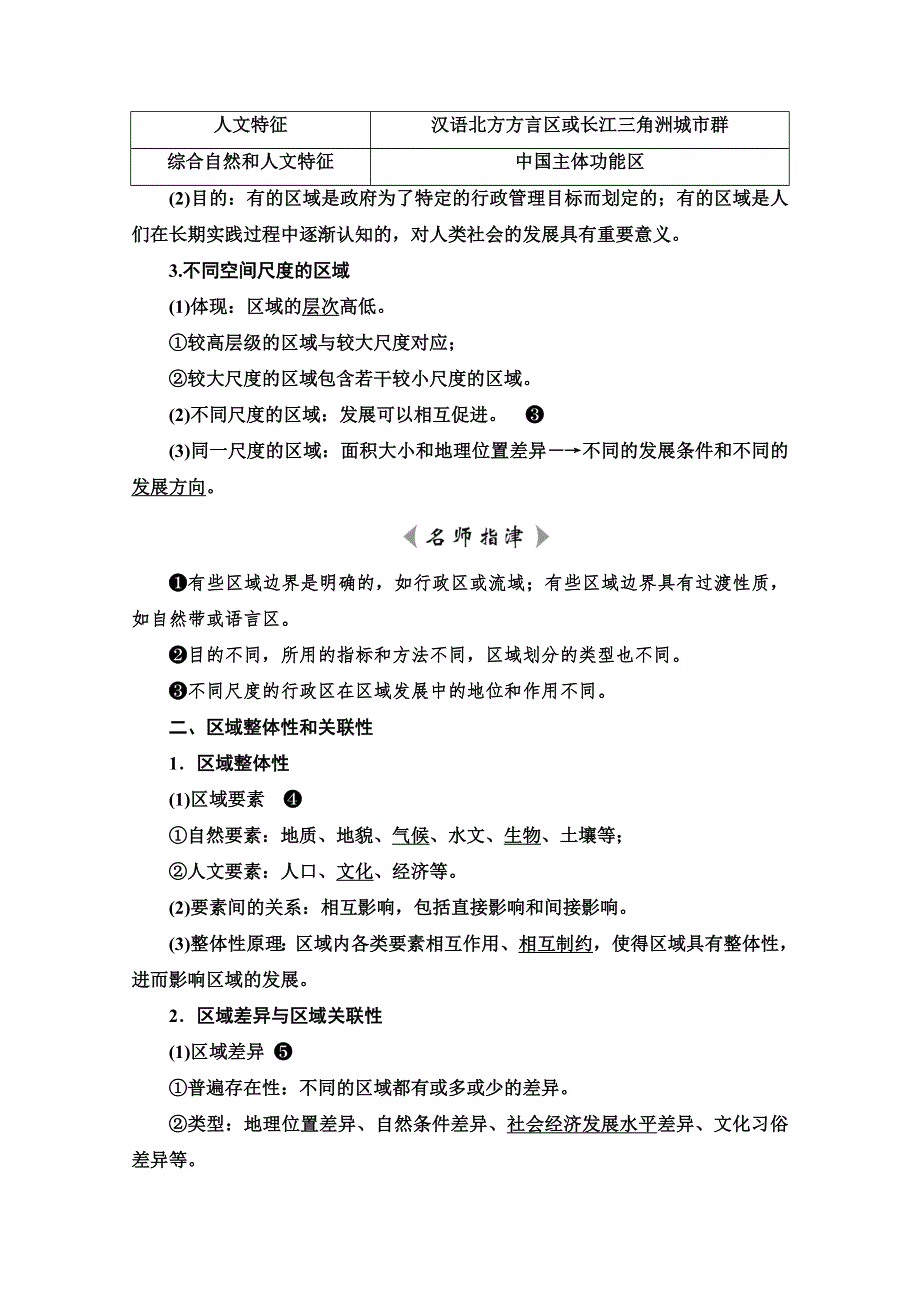 2022版新高考地理人教版一轮总复习学案：第12章　区域与区域发展 WORD版含答案.doc_第2页