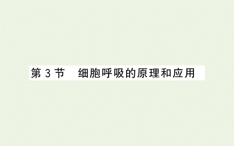 2021-2022学年新教材高中生物 第5章 细胞的能量供应和利用 第3节 细胞呼吸的原理和应用课件 新人教版必修第一册.ppt_第1页