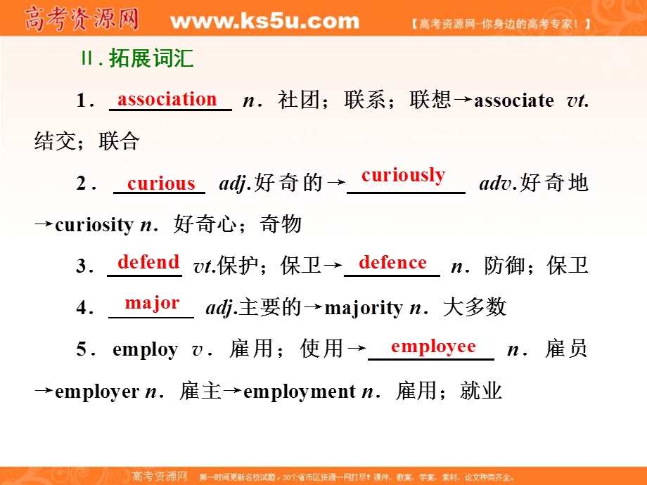 2019-2020学年同步人教版高中英语必修四培优新方案课件：UNIT 4 SECTION Ⅱ　WARMING UP & READING — LANGUAGE POINTS .ppt_第3页