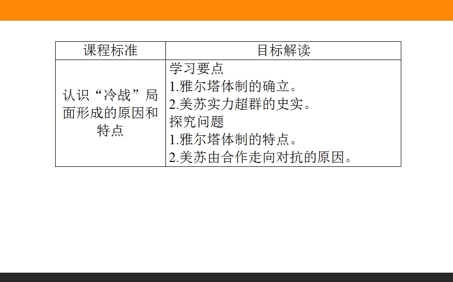 2015-2016学年高中历史岳麓版选修3课件 第4单元 雅尔塔体制下的“冷战”与和平 14《“冷战”的缘起》.ppt_第2页