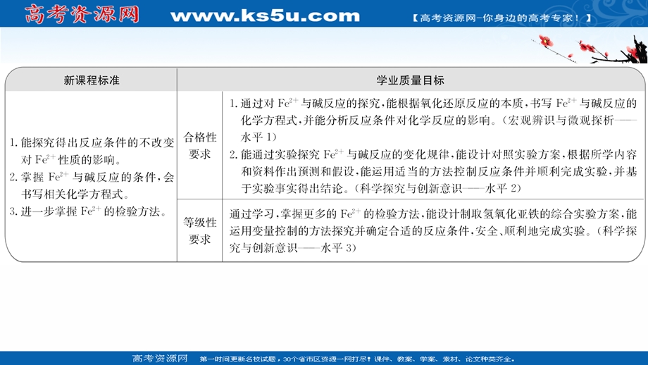 2020-2021学年化学新教材苏教版第二册课件：9-2-2 铁及其化合物转化反应条件影响的探究 .ppt_第2页