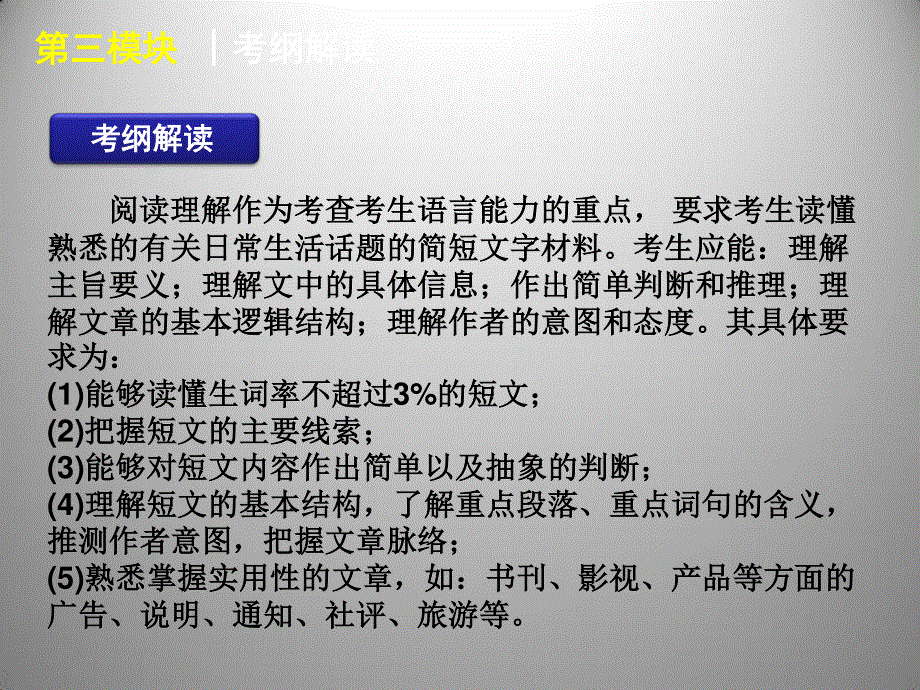 2013届高三英语二轮复习课件：阅读理解人物传记型阅读理解.ppt_第1页