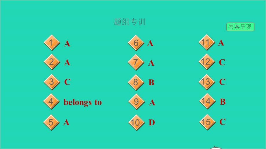 2022九年级英语全册 Unit 3 It must belong to Carla Period 1 Section A (1a－2d)习题课件 鲁教版五四制.ppt_第3页