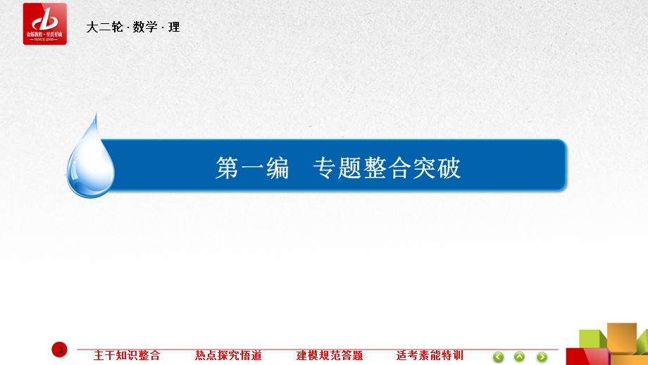 2016届高考数学（理）二轮复习 专题整合突破课件：1-6-2排列、组合与二项式定理（选择、填空题型） .ppt_第2页