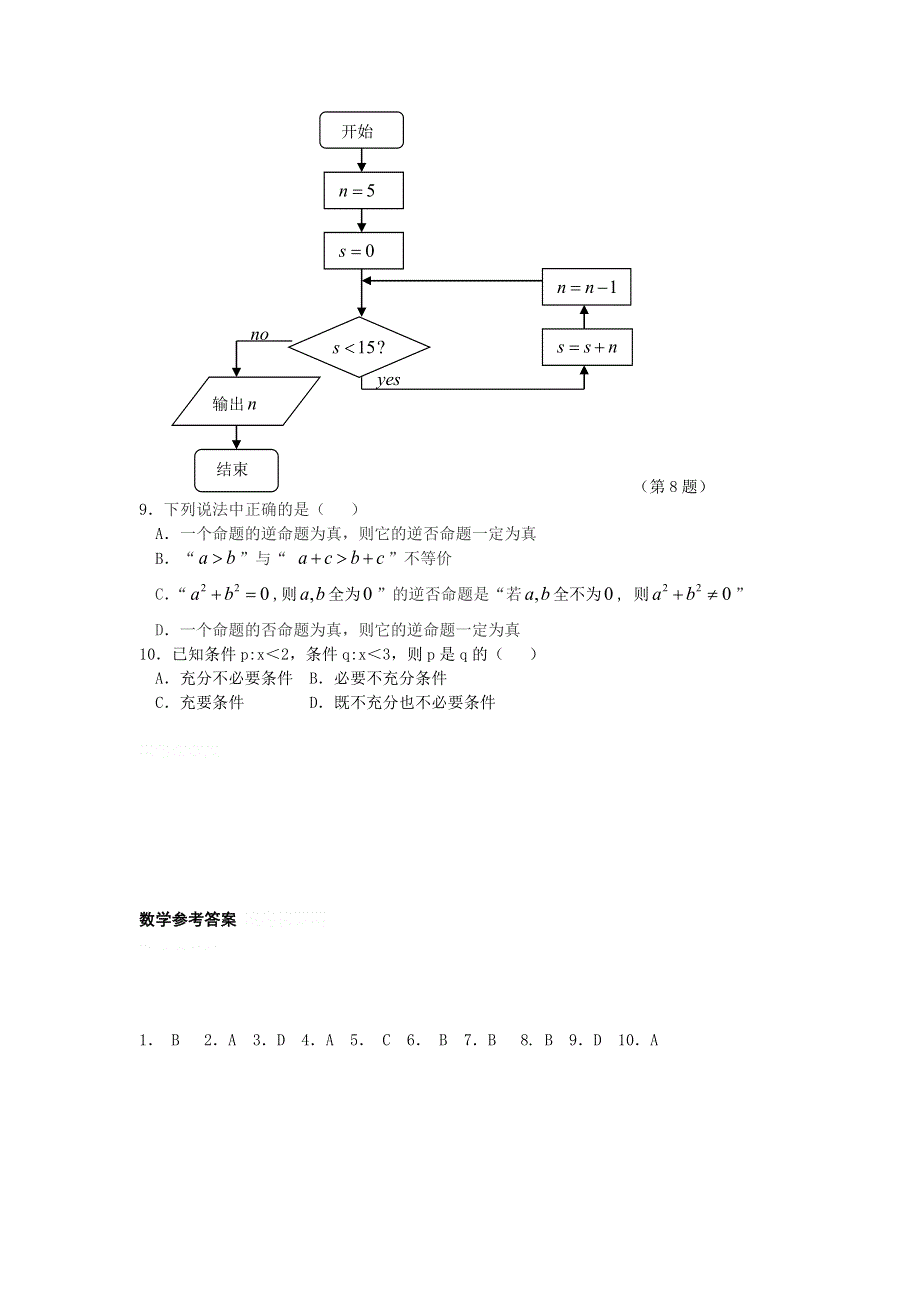 11-12学年高二数学水平测试精练（36）.doc_第2页