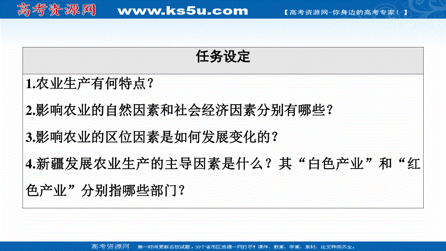 2021-2022学年新教材鲁教版地理必修第二册课件：第3单元 第1节　农业的区位选择 WORD版含答案.ppt_第3页