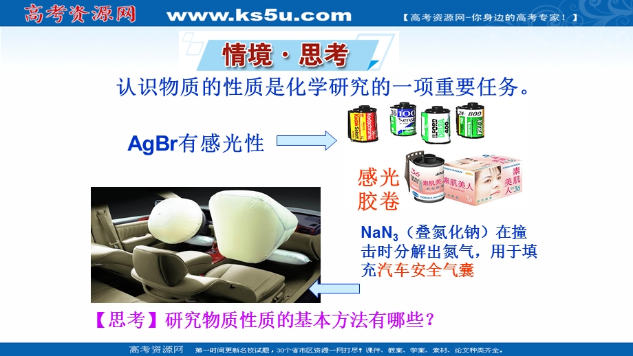 2021-2022学年新教材鲁科版化学必修第一册课件：1-2 第1课时 研究物质性质的基本方法 .ppt_第2页