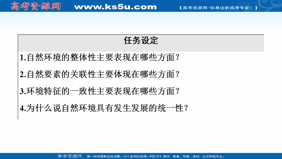 2021-2022学年新教材鲁教版地理选择性必修1课件：第5单元 第2节　自然环境的整体性 .ppt_第3页