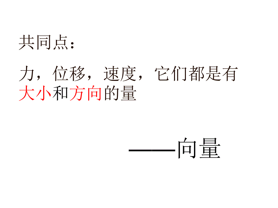 人教A版高中数学必修4 精选优课课件 2.1.1 向量的物理背景与概念3.ppt_第2页