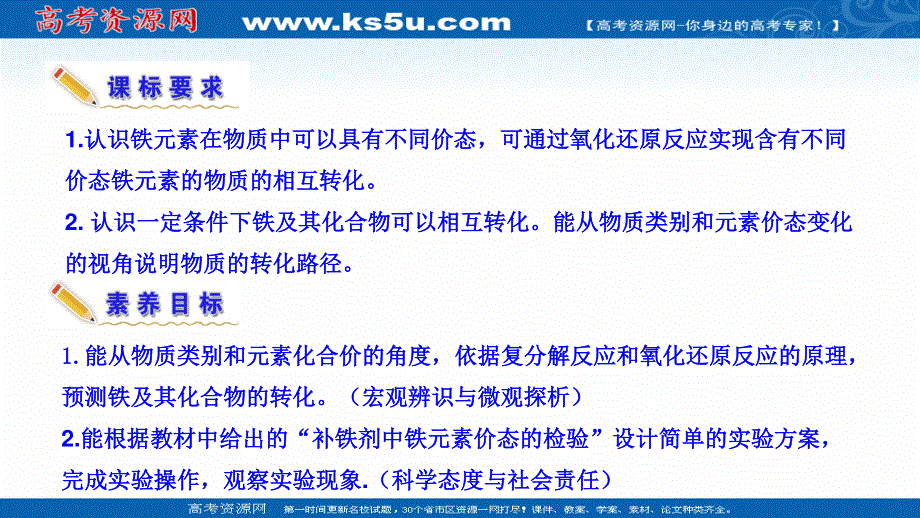 2021-2022学年新教材鲁科版化学必修第一册课件：3-1-3铁及其化合物之间的转化关系 .ppt_第3页