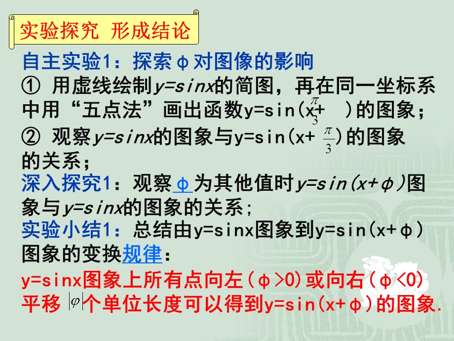 人教A版高中数学必修4 精选优课课件 1.5 函数Y=ASIN（ΩX Φ）的图象2.ppt_第3页