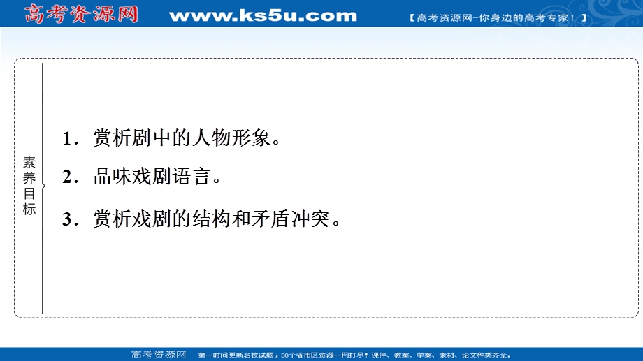 2021-2022学年新教材语文选择性必修下册课件：第2单元　进阶1　第8课　茶馆（节选） .ppt_第2页