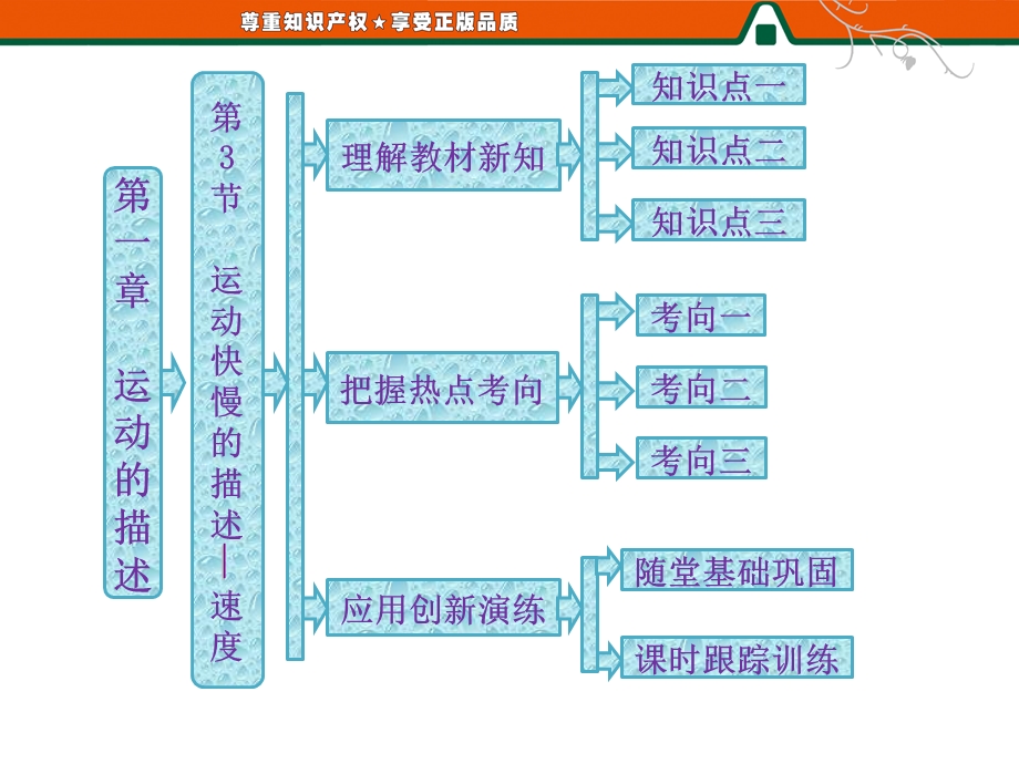 2013届高三物理一轮复习精品课件：1.3运动快慢的描述——速度（人教必修1）.ppt_第1页