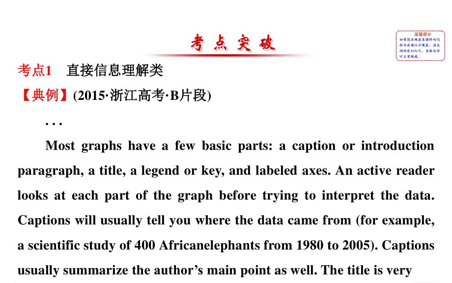 2016届高三英语二轮复习课件：专题三 阅读理解 3.ppt_第2页