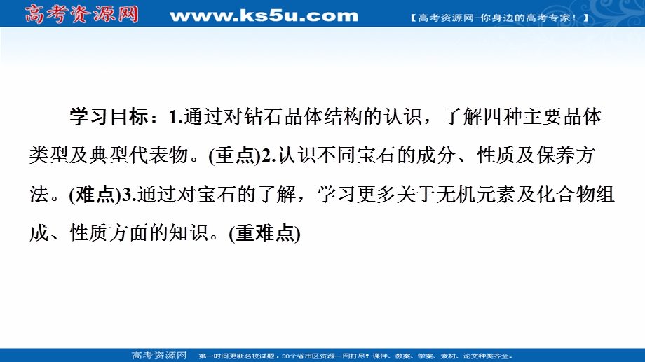 2020-2021学年化学鲁科版选修一课件： 主题4 课题2　走进宝石世界 .ppt_第2页