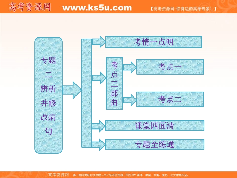 2013届高三语文第二轮学习专题课件：专题二 辨析并修改病句.ppt_第2页