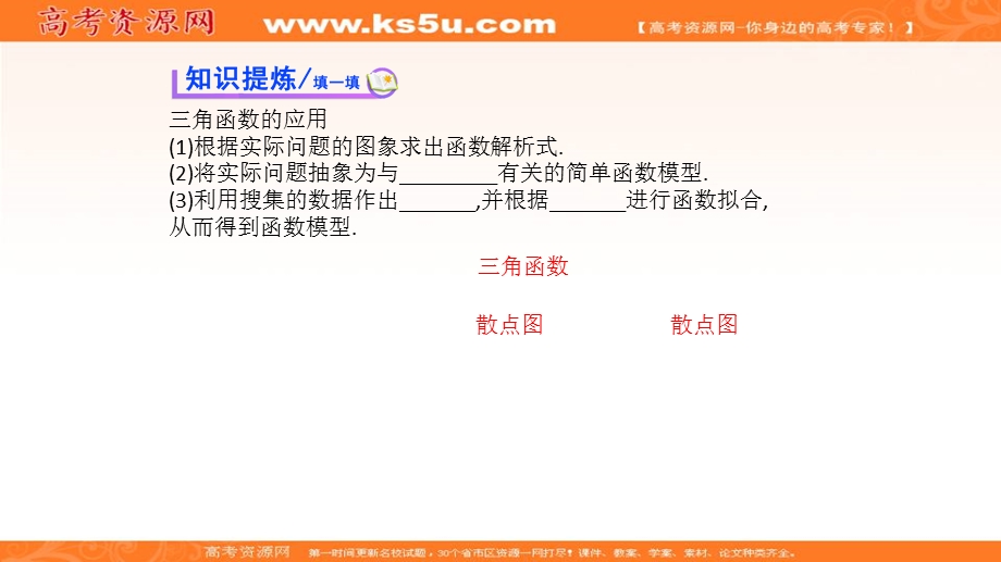 人教A版高中数学必修四课件：1-6 三角函数模型的简单应用2 .ppt_第3页