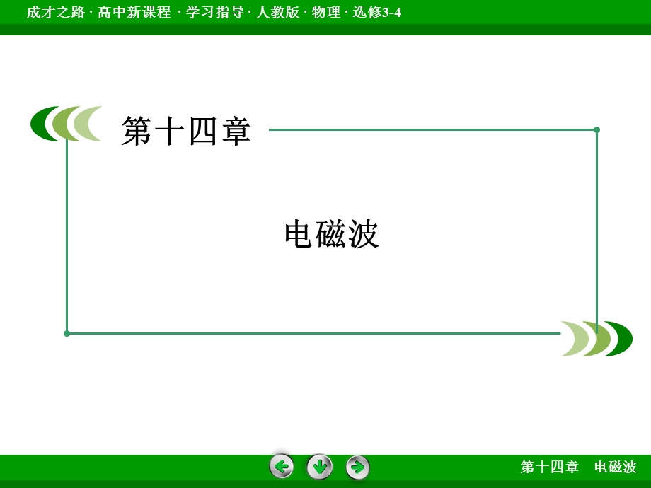 2015-2016学年高中物理人教版选修3-4课件：第14章 章末小结14 .ppt_第2页