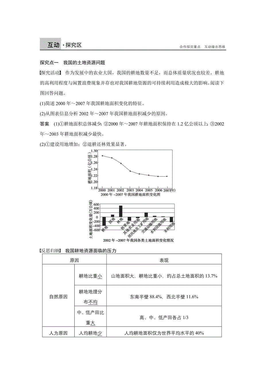 2015-2016学年高二地理湘教版选修6学案：第二章 第一节 课时2 我国的土地资源问题和矿产资源问题 WORD版含答案.docx_第2页