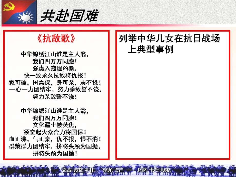 2017年人教版高一历史必修一第四单元第16课 抗日战争课件32张 （共32张PPT）.ppt_第3页