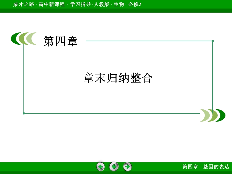 2015-2016学年高中生物必修二课件：章末归纳整合4 .ppt_第3页