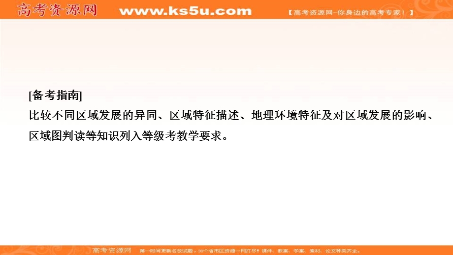 2021届新高考人教版地理一轮复习课件：第十三章 地理环境与区域发展 .ppt_第2页