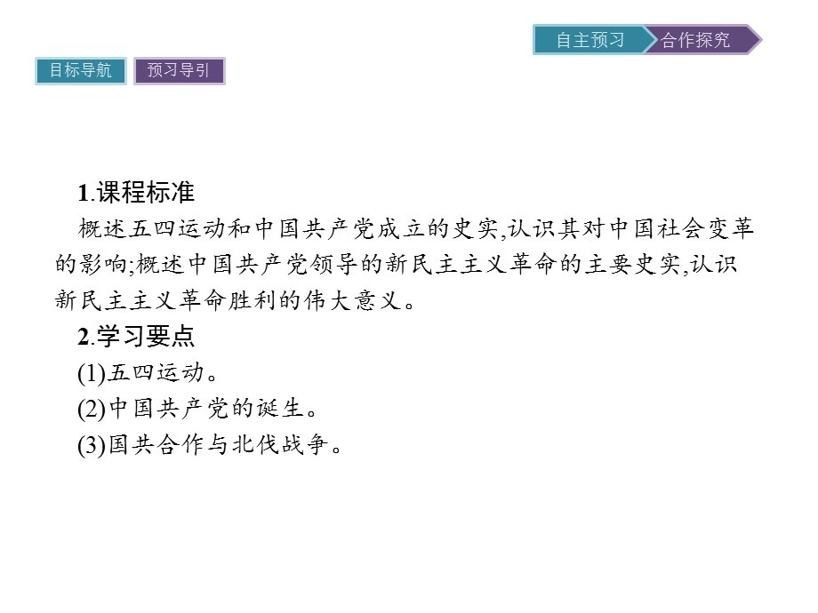 2019-2020学年历史高中人教版必修1课件：第14课　新民主主义革命的崛起 .pptx_第2页