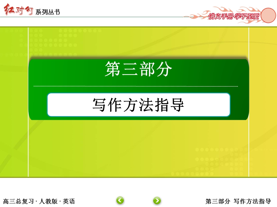 2016届高考英语人教版一轮总复习课件：3-3方法三　并列句和状语从句的写作（34张PPT） .ppt_第1页