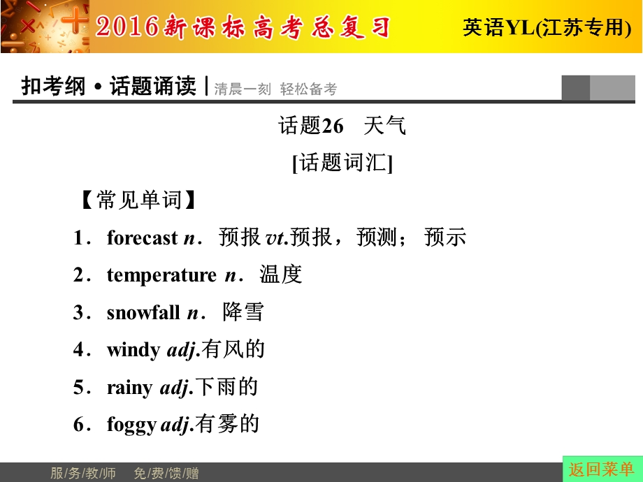 2016届高考英语总复习（译林版江苏专用）课件 选修8 UNIT 3 .ppt_第2页