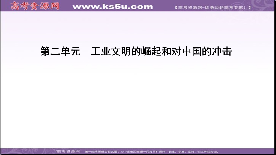 2020年岳麓版高中历史必修二课件：第2单元　第9课　改变世界的工业革命 .ppt_第1页