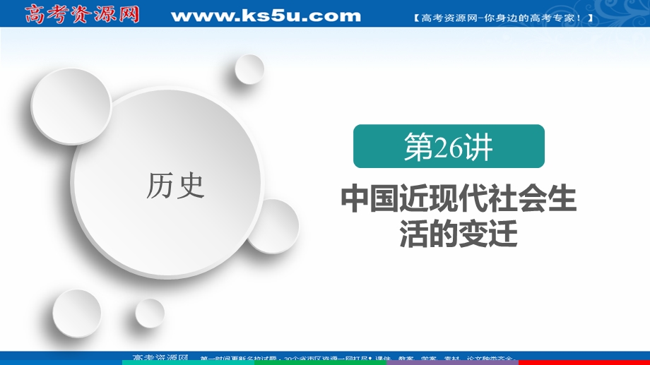 2021届新高考历史一轮复习（选择性考试模块版）课件：第8单元 第26讲　中国近现代社会生活的变迁 .ppt_第2页