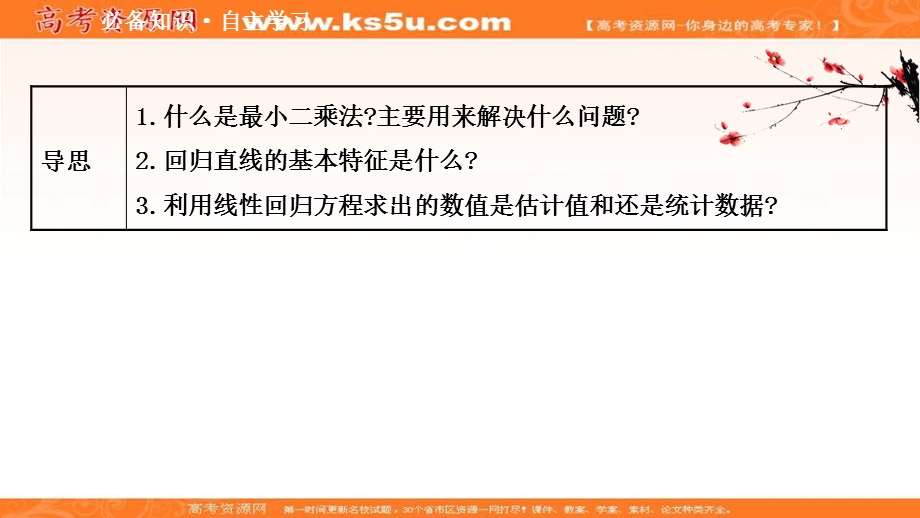 2020-2021学年北师大版数学必修三课件：1-8 最小二乘估计 .ppt_第3页