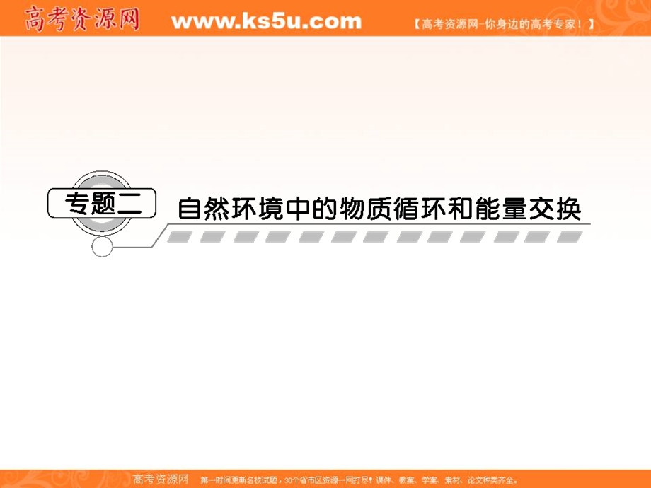 2012届高考地理二轮复习课件：第一部分专题二第一讲 地质循环与地表形态变化.ppt_第1页