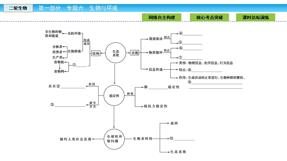 2017年春高三生物大二轮专题复习课件：专题六 生物与环境6.ppt_第3页