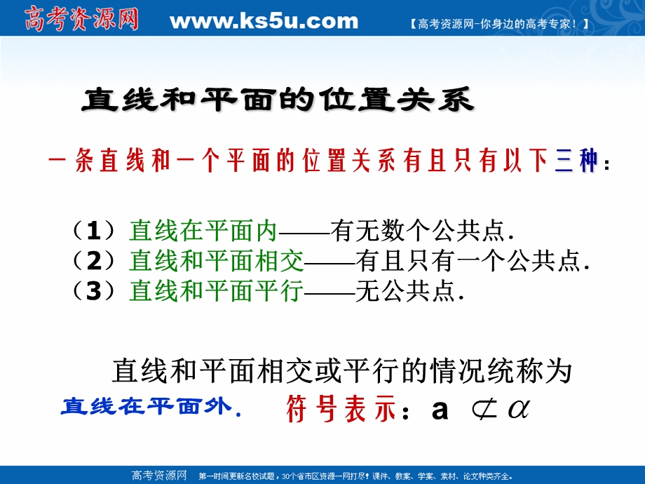 2018年优课系列高中数学苏教版必修二 1-2-3 直线与平面的位置关系 课件（15张）1 .ppt_第3页