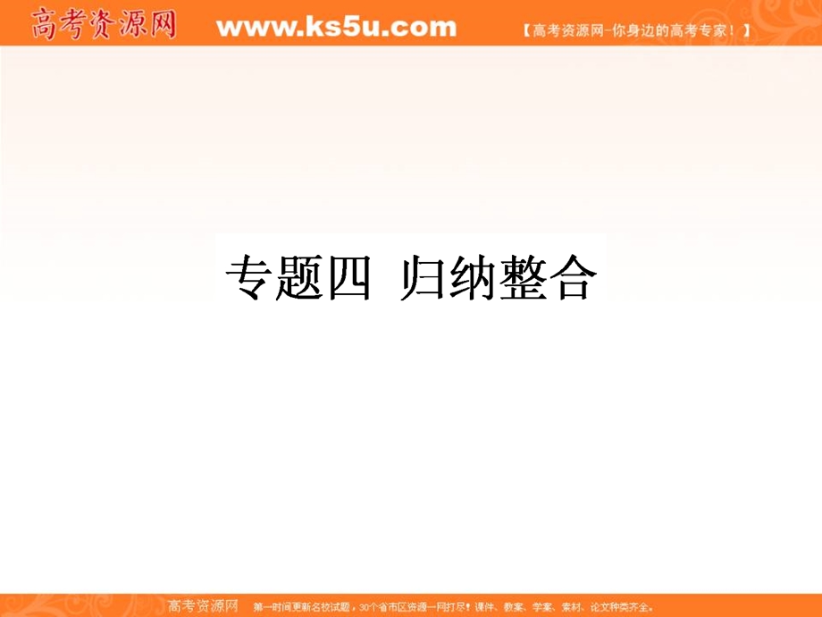 2015-2016学年高一苏教版化学必修一课件：4专题 归纳整合 .ppt_第1页